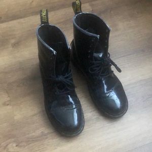 Doc Martens Patent Leather 1480W black boots
